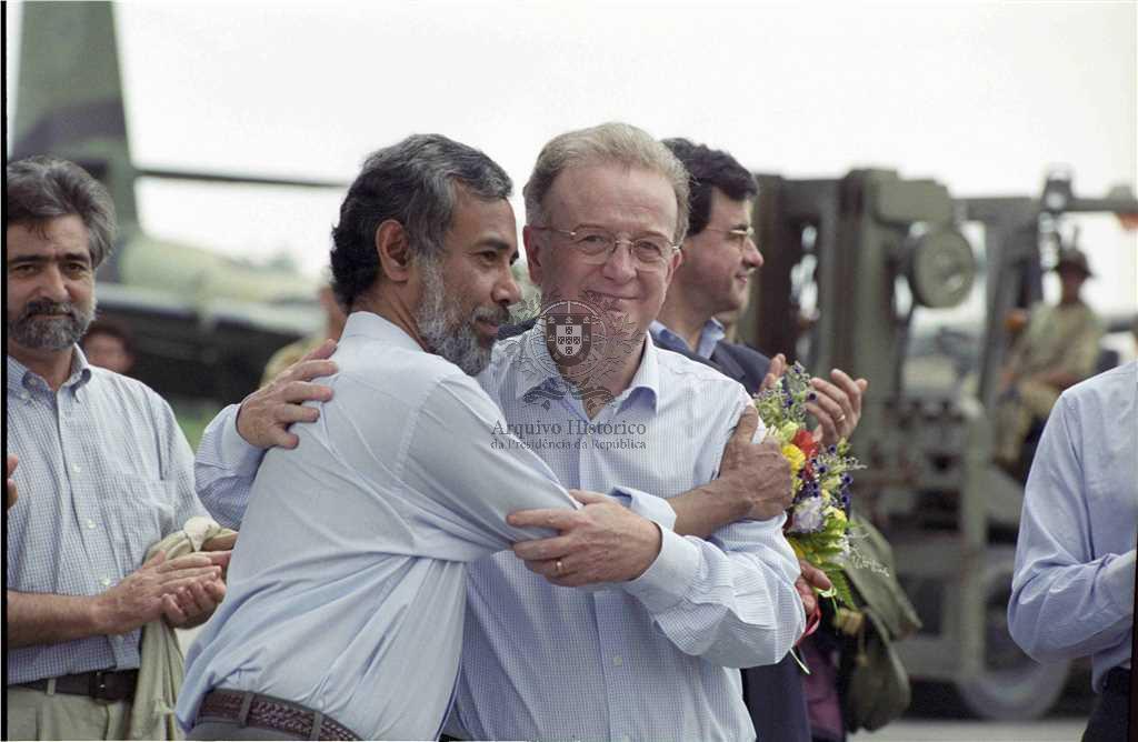ENTRE 12 e 15 DE FEVEREIRO DE 2000 - O Presidente da República, Jorge Sampaio, visita oficialmente Timor-Leste