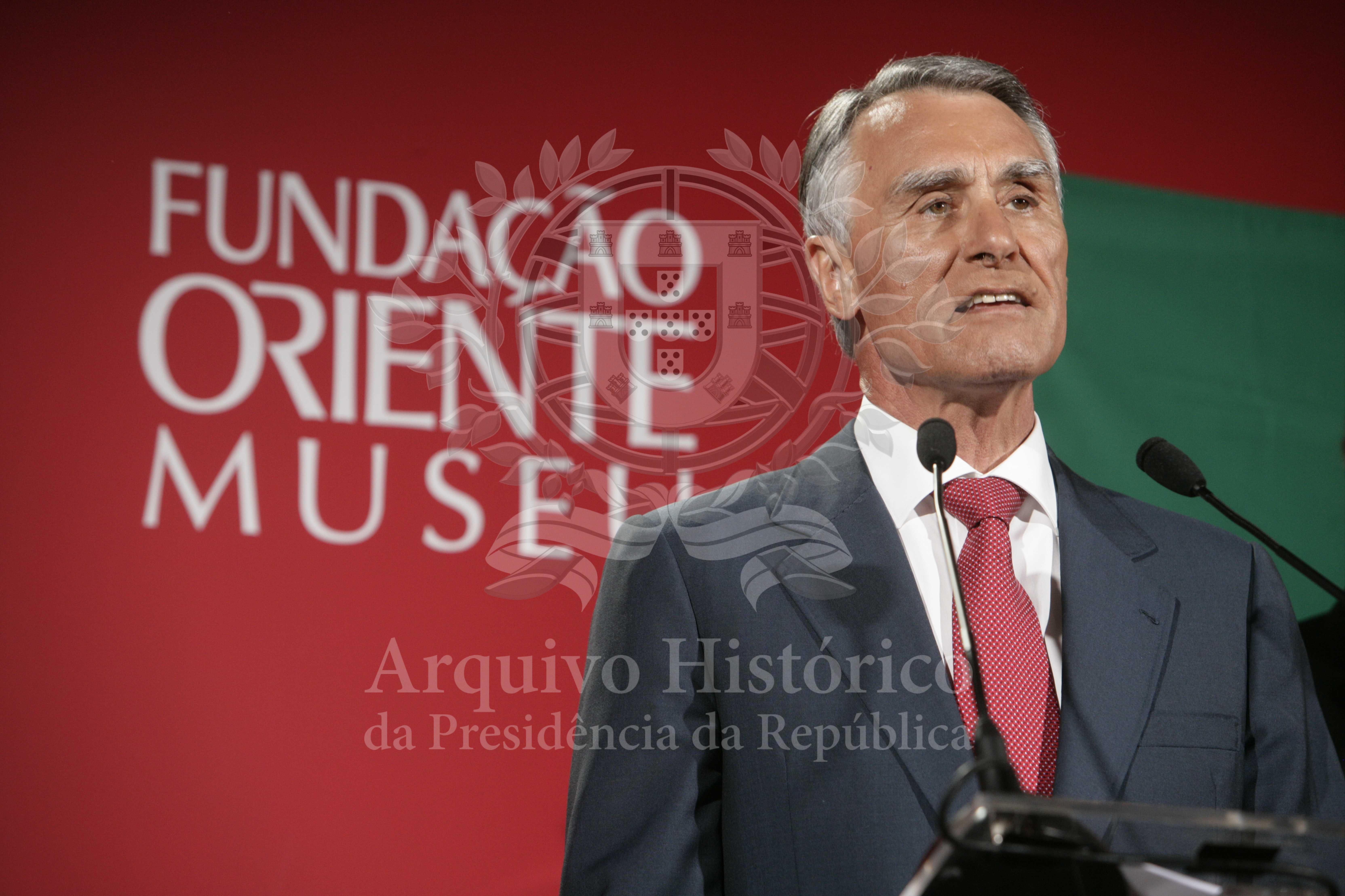 A 8 DE MAIO DE 2008 - O Presidente da República, Aníbal Cavaco Silva, inaugura o Museu do Oriente