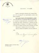 Convocação para reunião extraordinária da Assembleia Nacional em 28 de outubro de 1952 para se pronunciar sobre várias propostas de lei.