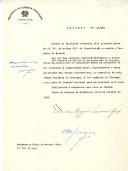 Convocação para reunião extraordinária da Assembleia Nacional em 28 de outubro de 1952 para se pronunciar sobre várias propostas de lei.