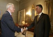 Audiência concedida pelo Presidente da República, Aníbal Cavaco Silva, ao Presidente do Parlamento Europeu, Hans-Gert Pöttering, e a Conferência de Presidentes deste órgão da União Europeia, a 29 de junho de 2007