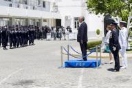 O Presidente da República Marcelo Rebelo de Sousa visita, na Direção Nacional da PSP em Lisboa, a Polícia de Segurança Pública, a 15 julho 2016