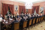 O Presidente Marcelo Rebelo de Sousa recebe em audiência, no Palácio de Belém, o Conselho Geral do Conselho Nacional das Ordem Profissionais - CNOP, a 7 de fevereiro de 2023