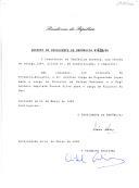 Decreto de nomeação do Dr. António Jorge de Figueiredo Lopes e do Eng.º António Baptista Duarte Silva para exercerem os cargos, respetivamente, de Ministro da Defesa Nacional e de Ministro do Mar.