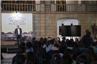 O Presidente Marcelo Rebelo de Sousa participa na sexta sessão do programa “Músicos no Palácio de Belém”, no Antigo Picadeiro Real, com o convidado o compositor Luís Tinoco, a 31 de janeiro de 2023