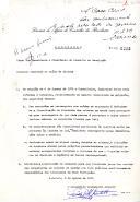 Memorando dos Serviços de Apoio do Conselho da Revolução dirigido ao Presidente do Conselho da Revolução, General Ramalho Eanes, dando conta de situação denunciada pelo Almirante Souto Cruz [Chefe de Estado Maior da Armada] sobre saída ilegal de divisas pelas fronteiras.