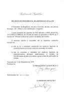 Decreto que revoga, por indulto, a pena acessória de expulsão do País aplicada a José Manuel Tavares Correia, de 30 anos de idade, no processo nº 296/97 da 1.ª Secção do Tribunal Judicial de Loulé.