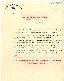 Decreto de nomeação do Ministro da Guerra [António Maria Baptista] para assumir interinamente o cargo de Ministro do Interior, durante a ausência, por doença, do Ministro da pasta, Domingos Leite Pereira. 
