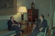 Audiência concedida pelo Presidente da República, Jorge Sampaio, a António Vitorino, a 22 de outubro de 1997