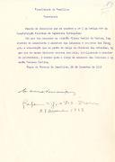Decreto de exoneração de Álvaro Xavier de Castro, Presidente do Ministério e Ministro interino das Colónias e das Finanças, do cargo de Ministro das Colónias que desempenhava interinamente e nomeação de Mariano Martins, para o mesmo cargo.