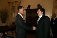 Audiência concedida ao Presidente da Comissão Europeia, José Manuel Durão Barroso, a 27 de março de 2006