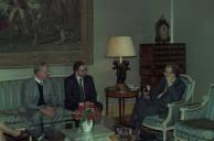 Audiência concedida pelo Presidente da República, Jorge Sampaio, à Direção da Nacional da União Democrática Popular, a 4 de dezembro de 1996