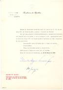 Decreto de convocação de reunião extraordinária da Assembleia Nacional no dia 5 de junho de 1956 para apreciação de 3 propostas de lei relativas, respetivamente, à organização geral da Nação para o tempo de guerra, às Corporações e ao plano de formação social e corporativa.