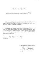 Decreto que nomeia, sob proposta do Governo, o Vice-Almirante Luís Manuel ucas Mota e Silva para o cargo de Comandante-em-Chefe do Sul Atlântico (SOUTHLANT) da OTAN/NATO.