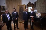 O Presidente da República Marcelo Rebelo de Sousa visita Alpiarça por ocasião das Comemorações do Centenário do Governo Presidido por José Relvas, presidindo à Sessão de encerramento do Seminário Nacional “José Relvas: Arte, Cultura e República” e visitado a Casa dos Patudos - Museu de Alpiarça, a 12 de março de 2019