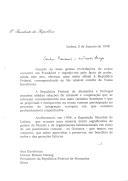Carta do Presidente da República, Jorge Sampaio, dirigida ao Presidente da República Federal da Alemanha, Doutor Roman Herzog, aceitando convite para uma visita oficial à República Federal da Alemanha e convidando o Chefe de Estado alemão e sua mulher a participarem na inauguração da EXPO 98, em Lisboa, no dia 21 de maio de 1998.