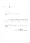 Condolências pela morte da atriz grega, Melina Mercouri, remetidas pelo Presidente da República, Mário Soares