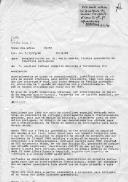 Telex da empresa H. Vaultier (Açores), Comércio de Máquinas e Ferramentas, da família Lusitano Granadeiro "envolvida há 3 gerações em negócios com a Checoslováquia", remetido para o Presidente da República, Mário Soares, em visita aquele país, "apelando para que, na medida do possível, intervenha junto do executivo português, no intuito de ser demonstrada boa vontade para com a Checoslováquia, na forma de aumento do contingente para automóveis Skoda".