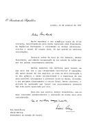 Carta do Presidente da República, Mário Soares, dirigida ao Presidente do Estado de Israel, Chaim Herzog, agradecendo carta de 24 de janeiro de felicitações pela sua reeleição, desejando uma rápida recuperação do estado de saúde por parte do chefe de Estado israelita e exprimindo, em nome do Povo Português, a sua solidariedade e esperança na resolução da crise no Golfo.