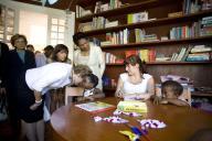 No âmbito da visita oficial a Portugal do Presidente de Cabo Verde, Pedro Pires, a sua mulher, Adélica Pires, visita com Maria Cavaco Silva o Museu da Presidência da República, em Belém, a 21 de julho de 2008