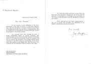 Carta do Presidente da República, Jorge Sampaio, endereçada ao Presidente de Israel, Ezer Weizman, felicitando-o por ocasião da passagem do 51º aniversário do Estado de Israel e assegurando que Portugal "continua firmemente empenhado em todos os esforços visando a consolidação de uma nova era de estabilidade e paz no Médio Oriente, que assegure as condições de prosperidade para todos os povos da região".