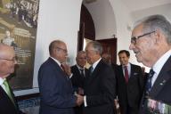 O Presidente da República Marcelo Rebelo de Sousa é recebido na sede da Liga dos Combatentes pelo Presidente da Liga dos Combatentes, Tenente-General Joaquim Chito Rodrigues, Membros do Conselho Supremo e Membros da Direção da Liga dos Combatentes, a 5 outubro 2016