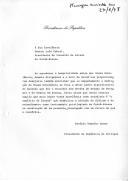 Mensagem do Presidente da República, Ramalho Eanes, dirigida ao Presidente do Conselho de Estado da Guiné-Bissau, Luís Cabral, agradecendo "hospitalidade amiga" proporcionada durante a visita àquele país e sublinhando o seu "empenhamento e dedicação" que contribui para o "sucesso que foi o encontro dos Chefes de Estado de Portugal e de Angola em Bissau".