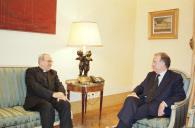 Audiência concedida pelo Presidente da República, Jorge Sampaio, ao Cardeal Jaime Ortega, a 19 de novembro de 2001