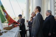 O Presidente da República Marcelo Rebelo de Sousa presidiu, na Praça do Município em Lisboa, à Cerimónia Comemorativa do 109.º aniversário da Implantação da República, a 5 de outubro de 2019