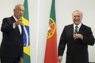 O Presidente da República Marcelo Rebelo de Sousa encontra-se, no Palácio do Planalto em Brasília, com o Presidente do Brasil, Michel Temer, com o qual tem uma reunião bilateral alargada às respetivas comitivas, a 31 outubro 2016