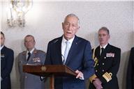 O Presidente da República e Comandante Supremo das Forças Armadas, Marcelo Rebelo de Sousa, confere posse ao Chefe do Estado-Maior-General das Forças Armadas (CEMGFA), General José Nunes da Fonseca, no Palácio de Belém, a 1 de março de 2023