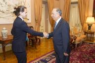 O Presidente da República Marcelo Rebelo de Sousa recebe em audiência a Direção do Conselho Nacional da Juventude (CNJ), a 11 abril 2016