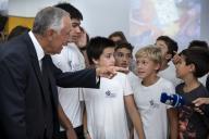 O Presidente da República Marcelo Rebelo de Sousa preside, na Escola 31 de Janeiro na Parede, à Sessão de Abertura do Ano Letivo 2017/2018 desta escola do concelho de Cascais, a 11 de setembro de 2017