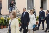 O Presidente da República, Aníbal Cavaco Silva, participa na cerimónia de concessão de honras de Panteão Nacional a Sophia de Mello Breyner Andresen, a 2 de julho de 2014