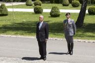 O Presidente da Republica, Marcelo Rebelo de Sousa, no âmbito da visita de Estado à Croácia, deposita uma coroa de flores em frente ao Memorial “Voz das Vítimas Croatas - Muro da Dor, 19 de maio de 2017