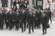 O Presidente da República, Aníbal Cavaco Silva, recebe no Palácio de Belém a Seleção Nacional de Futebol que participa na fase final do Euro-2008, a 1 de junho de 2008