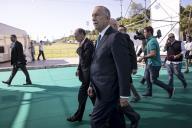 O Presidente da República, Marcelo Rebelo de Sousa, visita, no Parque Eduardo VII em Lisboa, o espaço da 87ª Feira do Livro de Lisboa, a 31 de maio de 2017