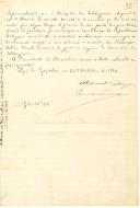 Decreto de nomeação de António Vicente Ferreira, Ministro das Finanças,  para exercer interinamente o cargo de Ministro dos Negócios Estrangeiros.