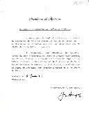 Decreto de exoneração, sob proposta do Governo, do General Manuel José Alvarenga de Sousa Santos do cargo que exercia como Representante Militar no Comité Militar da OTAN, em Bruxelas.