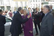O Presidente da República Marcelo Rebelo de Sousa visita, em Lisboa, a Academia Nacional de Belas Artes, incluindo a sua Biblioteca que possui uma das melhores coleções de livros de arte do país, a 19 abril 2016