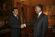 Audiência concedida pelo Presidente da República, Aníbal Cavaco Silva, ao Primeiro-Ministro da Sérvia, Vojislav Kostunica, a 16 de julho de 2007