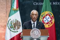 O Presidente da República Marcelo Rebelo de Sousa encontra-se com Enrique Peña Nieto, Presidente dos Estados Unidos Mexicanos, no Palácio Nacional, a 17 de julho de 2017