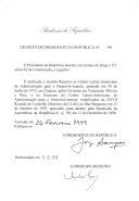 Decreto que ratifica o Acordo relativo ao Centro Latino-Americano de Administração para o Desenvolvimento, assinado em 30 de junho de 1972, pelos Governos da Venezuela, México e Peru, e os seus Estatutos, modificados na XXVII .ª Reunião do Conselho Diretivo da CLAD, na Iha Margarita, em 15 de outubro de 1997.