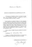 Decreto que estende ao território de Macau os Atos adotados no XXI Congresso da União Postal Universal (Convenção Postal Universal e seu Protocolo Final, Acordo relativo às Encomendas Postais e seu Protocolo Final, Acordo relativo aos Vales Postais e Acordo relativo aos Envios Contra Reembolso), em 14 de setembro de 1994.