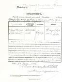 Proposta, assinada pelo Presidente do Ministério e Ministro do Interior, António Maria da Silva, relativa à condecoração, com o Grau de Cavaleiro da Ordem Militar da Torre e Espada, do Tenente Piloto Aviador, Miguel Henrique de Paiva Simões.