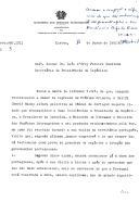 Ofício UL 5 do Diretor-Geral dos Negócios Políticos e da Administração Interna do MNE, endereçada ao Secretário da Presidência da República, Dr. Luís D´Orey Pereira Coutinho, dando conta de mensagem, transmitida ao Cônsul de Portugal em Dakar, do Califa Cherif Macky Aidara, dirigida ao Presidente da República, ao Presidente do Conselho e aos Ministros do Ultramar e dos Negócios Estrangeiros, atestando "o seu profundo reconhecimento pela forma como foi recebido durante a sua visita ao território português" e informando de conversa tida com o presidente Leopold Senghor e o chefe do Governo Mamadou Dia sobre a sua visita a Lisboa, durante a qual, e perante as reservas dos dirigentes senegaleses, defendeu "que sua Excelência o Presidente Salazar não tem outro propósito que não seja o desenvolvimento do povo guineense".