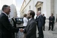 Deslocação do Presidente da República, Aníbal Cavaco Silva, ao auditório da Faculdade de Direito da Universidade de Coimbra, por ocasião da Homenagem a Francisco Lucas Pires, a 31 de maio de 2008