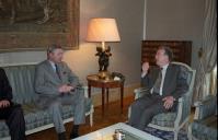 Audiência concedida pelo Presidente da República, Jorge Sampaio, ao Embaixador da Rússia, Alexander Smirnof, a 22 de julho de 1998
