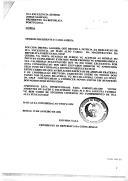Mensagem do Presidente da República da Guiné-Bissau, Koumba Yalá, endereçada ao Presidente da República Portuguesa, Jorge Sampaio, felicitando-o pela sua reeleição ao "mais alto cargo da Magistratura da República Portuguesa."