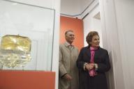 O Presidente da República, Aníbal Cavaco Silva, inaugura a exposição "E um Filho nos foi dado", a iluminação da árvore de Natal e da mesa da ceia de Natal da Presidência da República, a 14 de dezembro de 2013